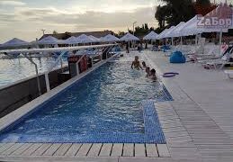 Захват пляжа в Запорожье