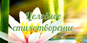 ЦЕЛЕБНЫЕ СТИХИ