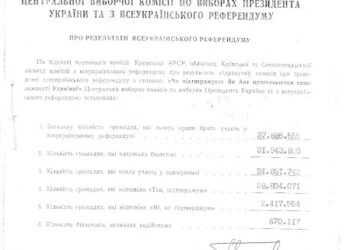 Багнет нации о референдуме 1991 года