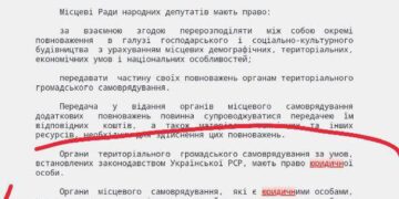 Местное самоуправление УССР