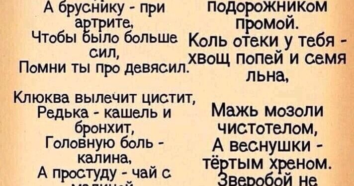 Здоровая считалка