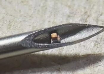 Фото чипа в игле без аккумулятора