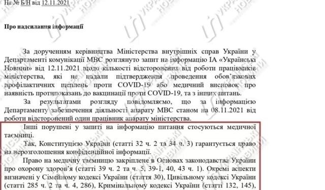 Министр МВД скрывает уколы