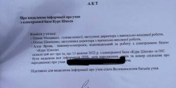 Удаление персональных данных