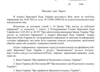 ВРУ: Налоговый кодекс не введен в действие