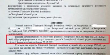 Суд: ЗМР незаконно ликвидировал Департамент!