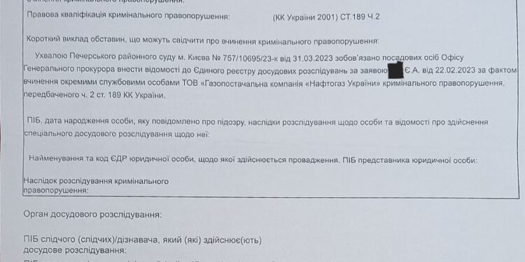 Криминальное подразделение Нефтегаза