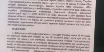 Приказ коменданта Львова