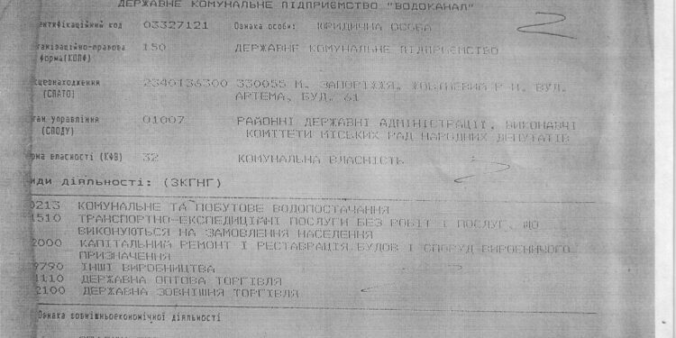 Совет народных депутатов 19.08.1997 и Государственный Водоканал